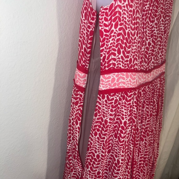 Boden Red Sleeveless V-Neck Sundress - Picture 6 of 8